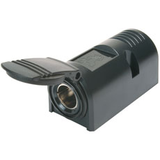 Aufbau-Powersteckdose 12 - 24 V, max. 20 A,  mit Deckel