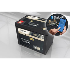 FORSTER Premium LiFePO₄ Batterie 12,8V / 80Ah 200A-BMS-2.0, 500A Bluetooth-Mess-Shunt