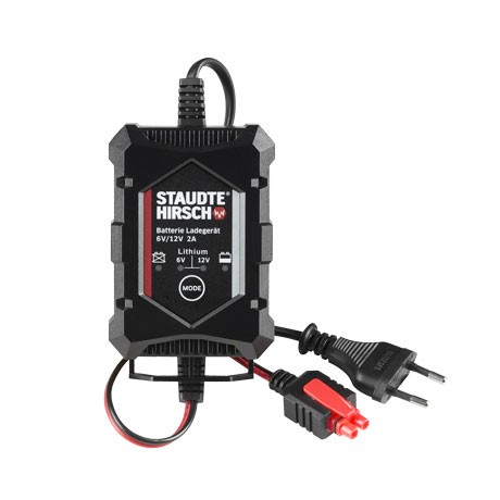 Batterie Ladegert Staudte Hirsch SH-3.170, 6 V/12 V, 2 A mit Hohlstecker, Ersatzteil fr die Powerstation PS-300