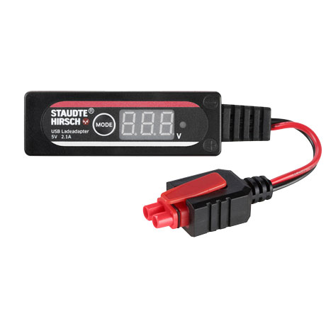 USB Ladeadapter Staudte Hirsch SH-3.180, 5 V, 2,1 A