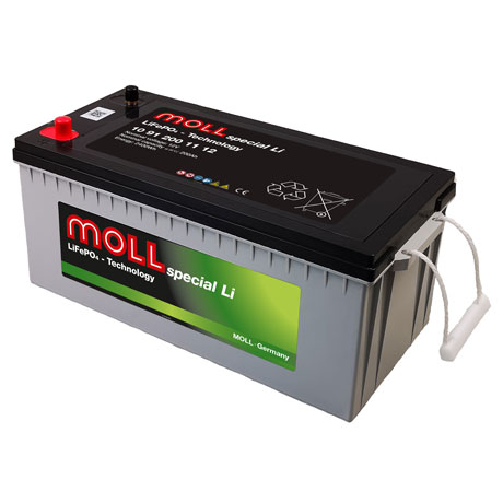 MOLL  spezial  Li Batterie 12,8 V / 200 Ah